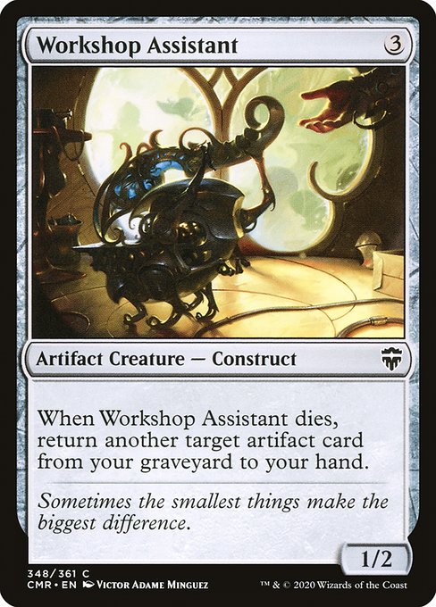 Workshop Assistant (348) (Foil) - Commander Legends - Game On