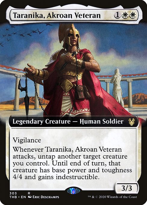 Taranika, Akroan Veteran (303) - EXTENDED ART - Theros Beyond Death - Game On