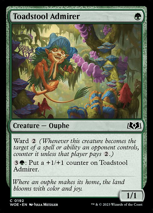 Toadstool Admirer (192) (Foil) - Wilds of Eldraine - Game On