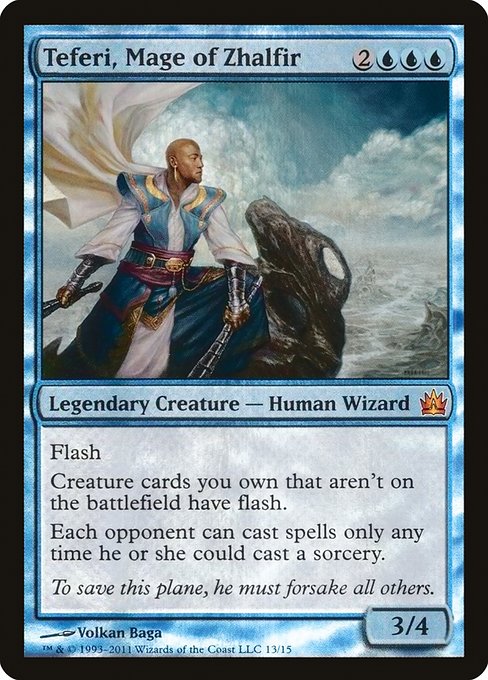 Teferi, Mage of Zhalfir (13) () () - From the Vault: Legends - Game On