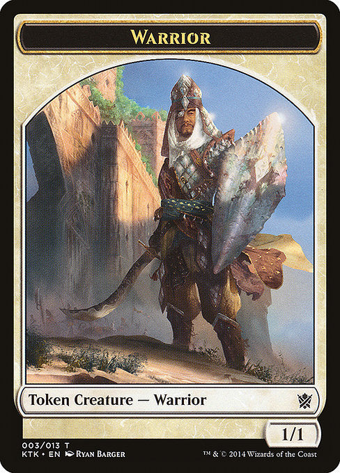 Warrior (3) - Khans of Tarkir Tokens - Game On