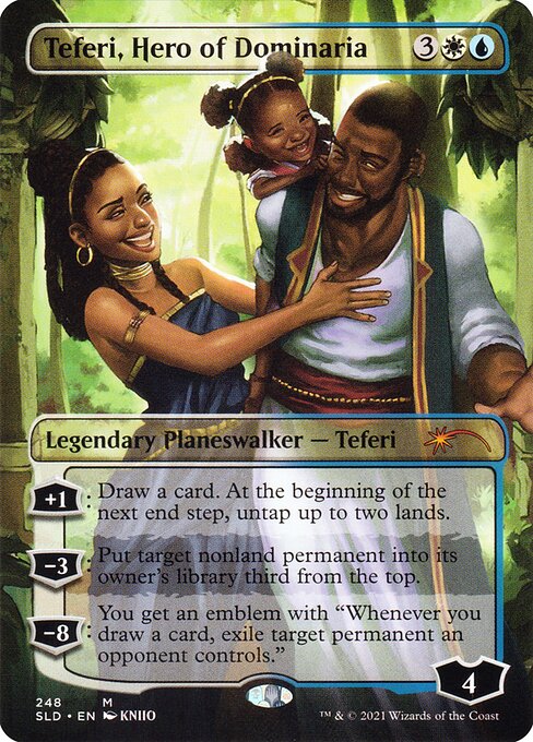 Teferi, Hero of Dominaria (248) - BORDERLESS - Secret Lair Drop - Game On