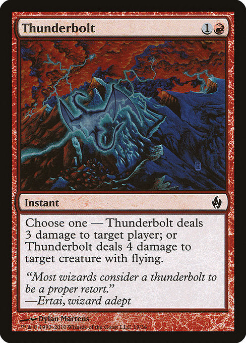 Thunderbolt (19) () () - Premium Deck Series: Fire and Lightning - Game On