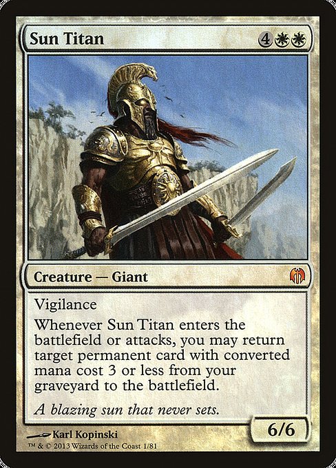 Sun Titan (1) () () - Duel Decks: Heroes vs. Monsters - Game On