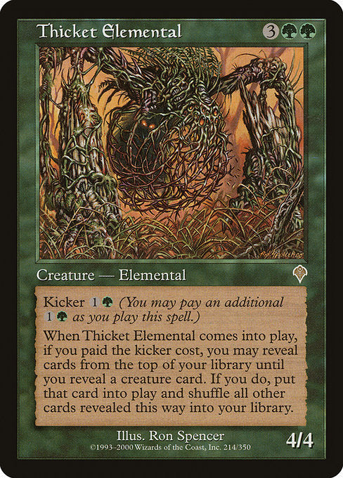 Thicket Elemental (214) - Invasion - Game On