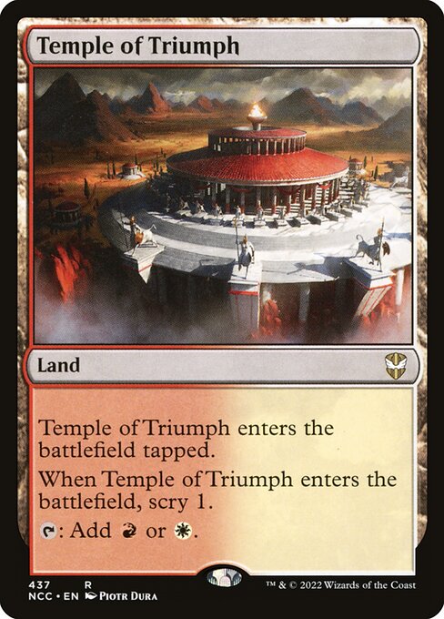 Temple of Triumph (437) - New Capenna Commander - Game On