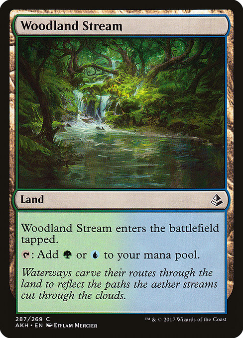 Woodland Stream (287) - Amonkhet - Game On