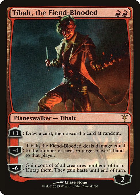 Tibalt, the Fiend-Blooded (41) () () - Duel Decks: Sorin vs. Tibalt - Game On