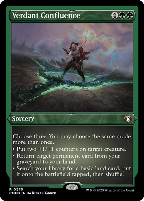 Verdant Confluence (575) (Etched) - Commander Masters - Game On