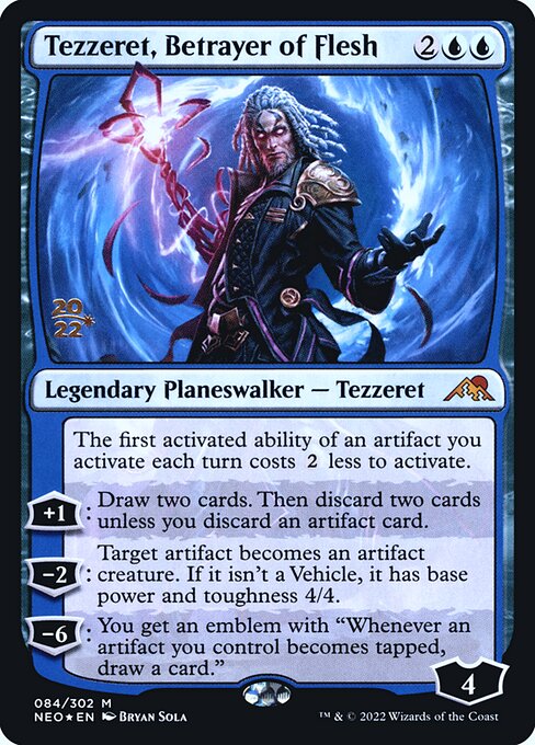 Tezzeret, Betrayer of Flesh (84s) () () - Kamigawa: Neon Dynasty Promos - Game On