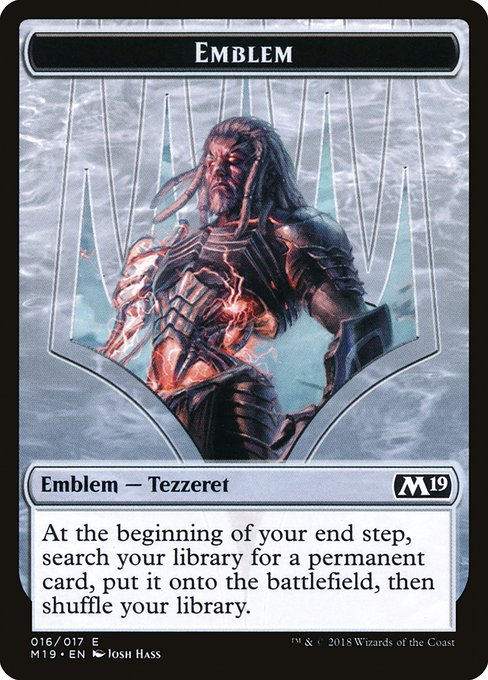 Tezzeret, Artifice Master Emblem (16) - Core Set 2019 Tokens - Game On