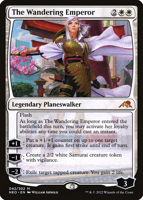 The Wandering Emperor (42) (Foil) - Kamigawa: Neon Dynasty - Game On