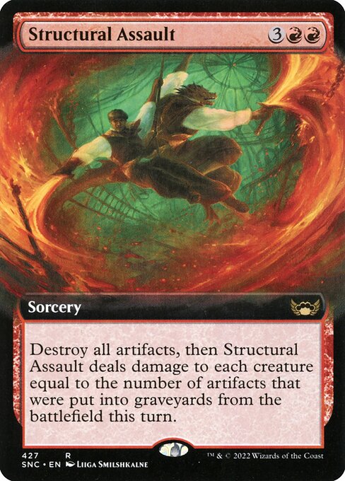 Structural Assault (427) - EXTENDED ART (Foil) - Streets of New Capenna - Game On