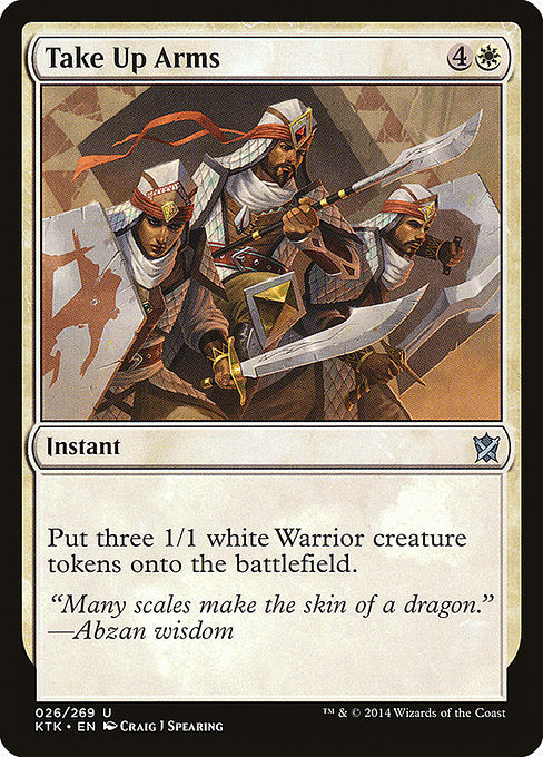 Take Up Arms (26) (Foil) - Khans of Tarkir - Game On