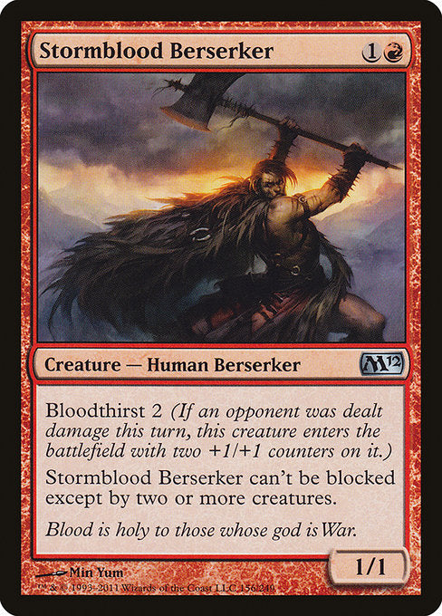 Stormblood Berserker (156) (Foil) - Magic 2012 - Game On