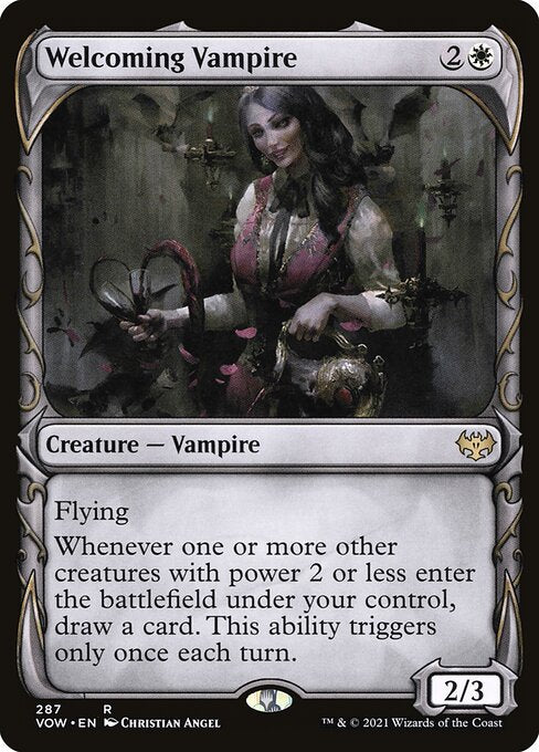 Welcoming Vampire (287) - SHOWCASE - Innistrad: Crimson Vow - Game On