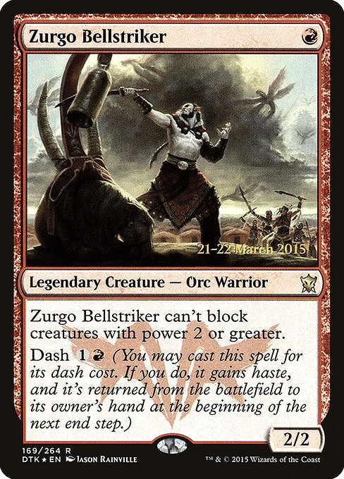 Zurgo Bellstriker (169s) (Foil) - Dragons of Tarkir Promos - Game On