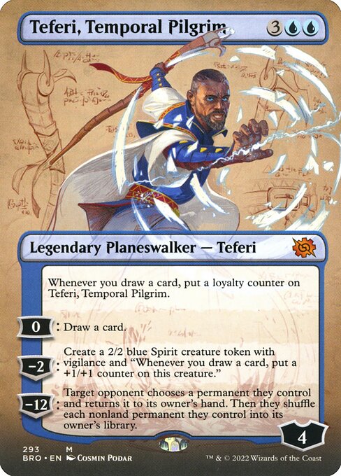 Teferi, Temporal Pilgrim (293) - BORDERLESS - The Brothers' War - Game On