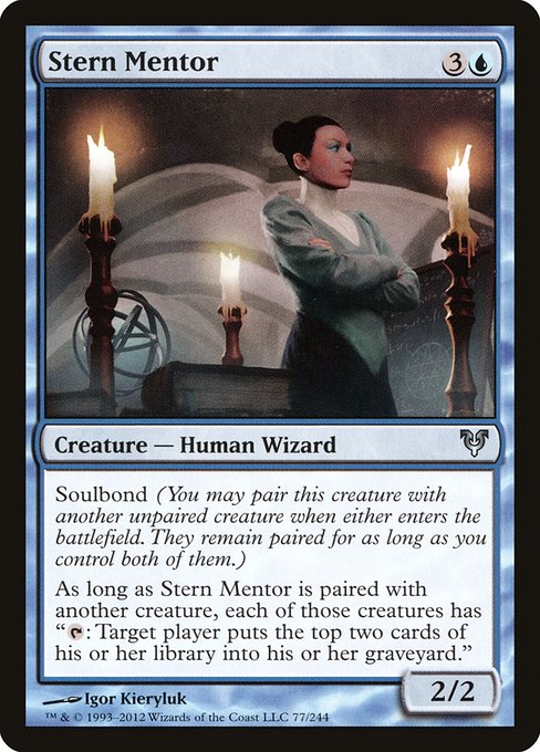 Stern Mentor (77) (Foil) - Avacyn Restored - Game On